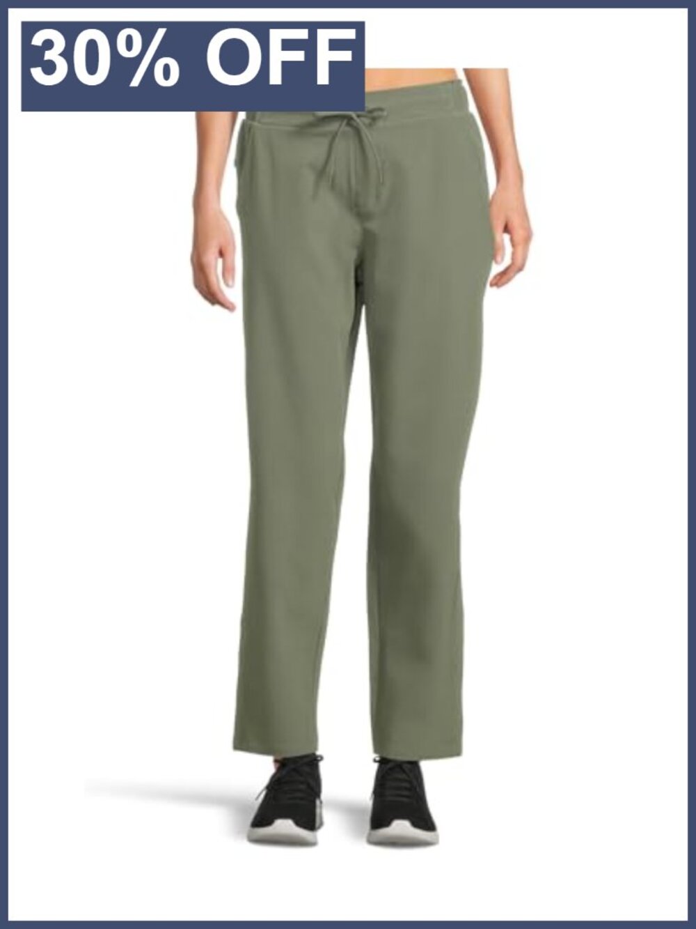 Skechers Slip-Ins Go Walk Uptown Sweatpants Fitted Straight Mid Rise